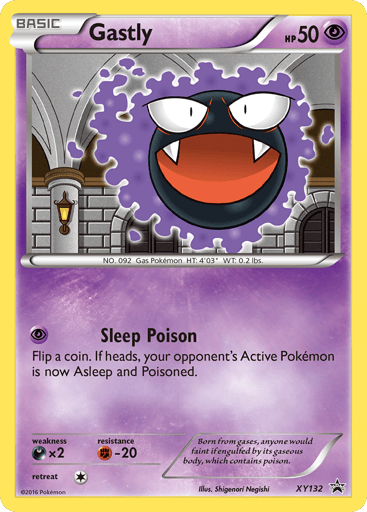 Gastly - XY Black Star Promos XY132