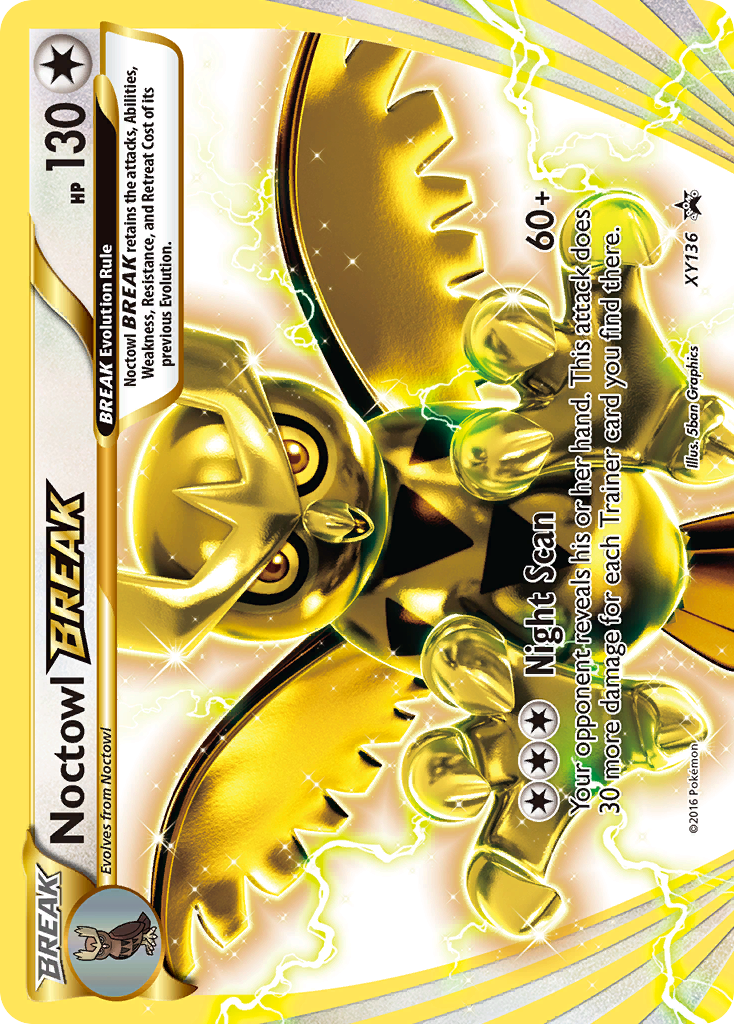 Noctowl BREAK – XY Black Star Promos XY136 Pokémon card