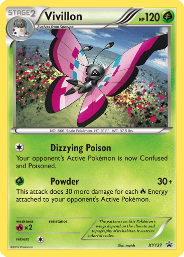 Vivillon - XY Black Star Promos XY137