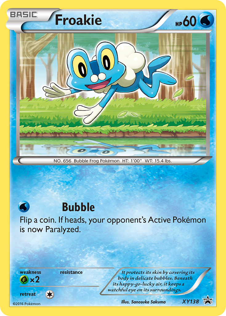 Froakie – XY Black Star Promos XY138 Pokémon card