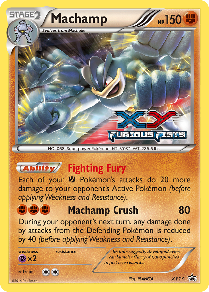 Machamp – XY Black Star Promos XY13 Pokémon card