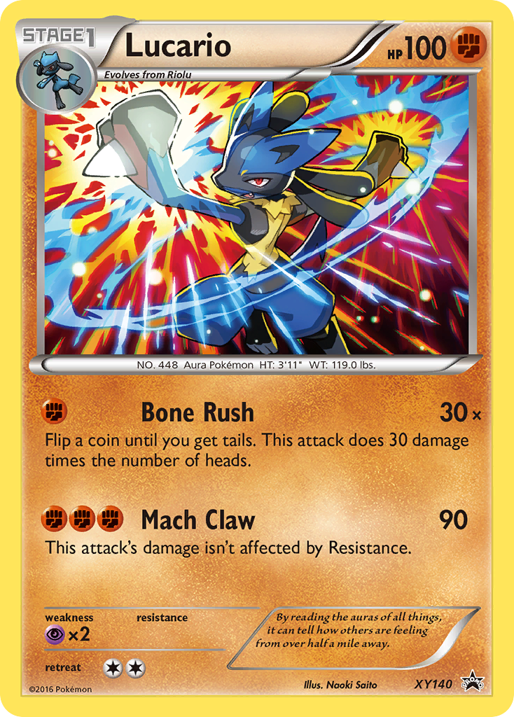 Lucario – XY Black Star Promos XY140 Pokémon card