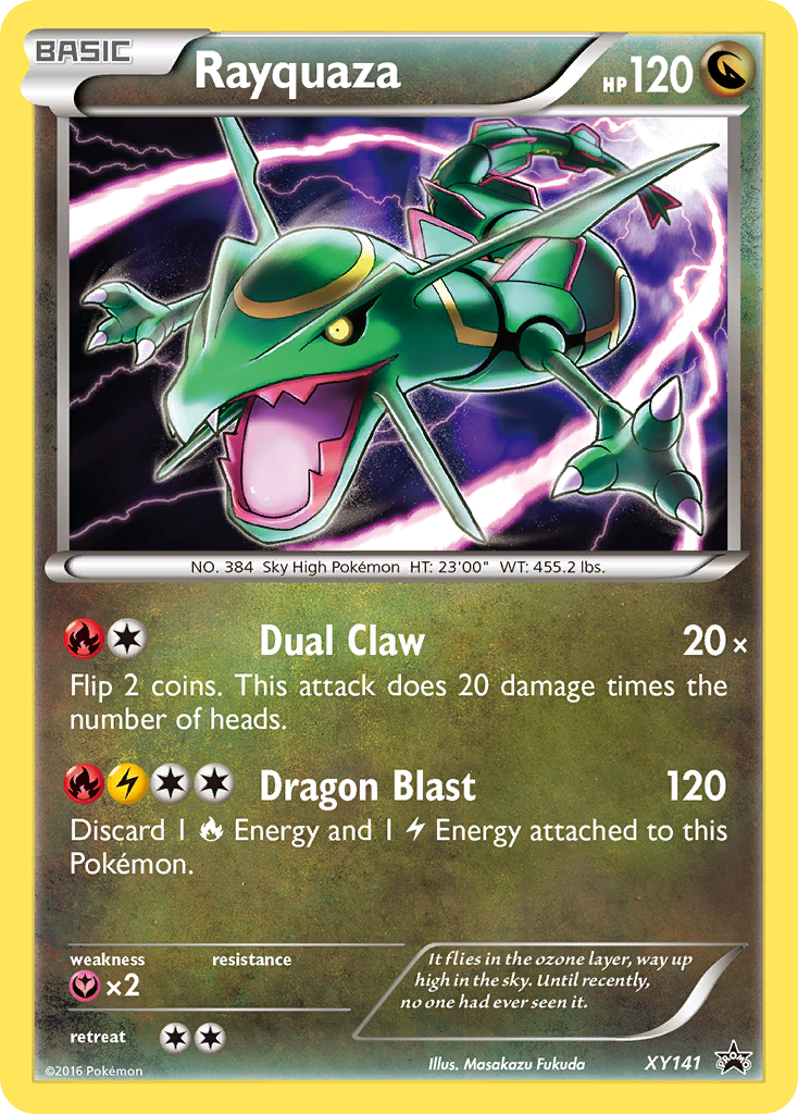 Rayquaza – XY Black Star Promos XY141 Pokémon card