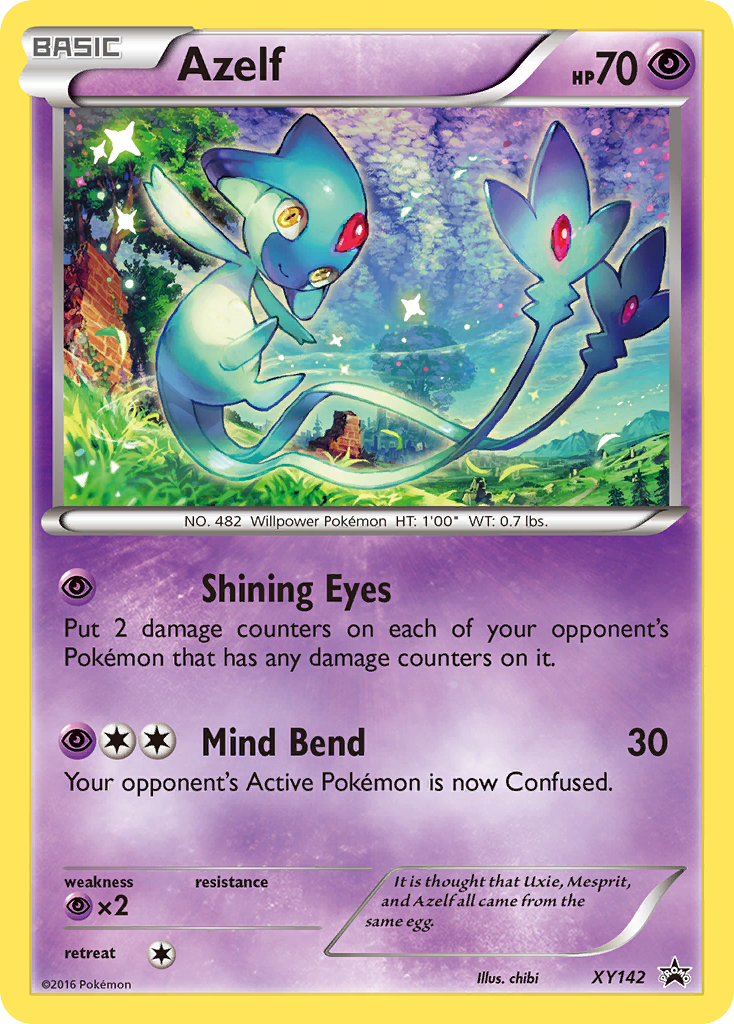 Azelf – XY Black Star Promos XY142 Pokémon card