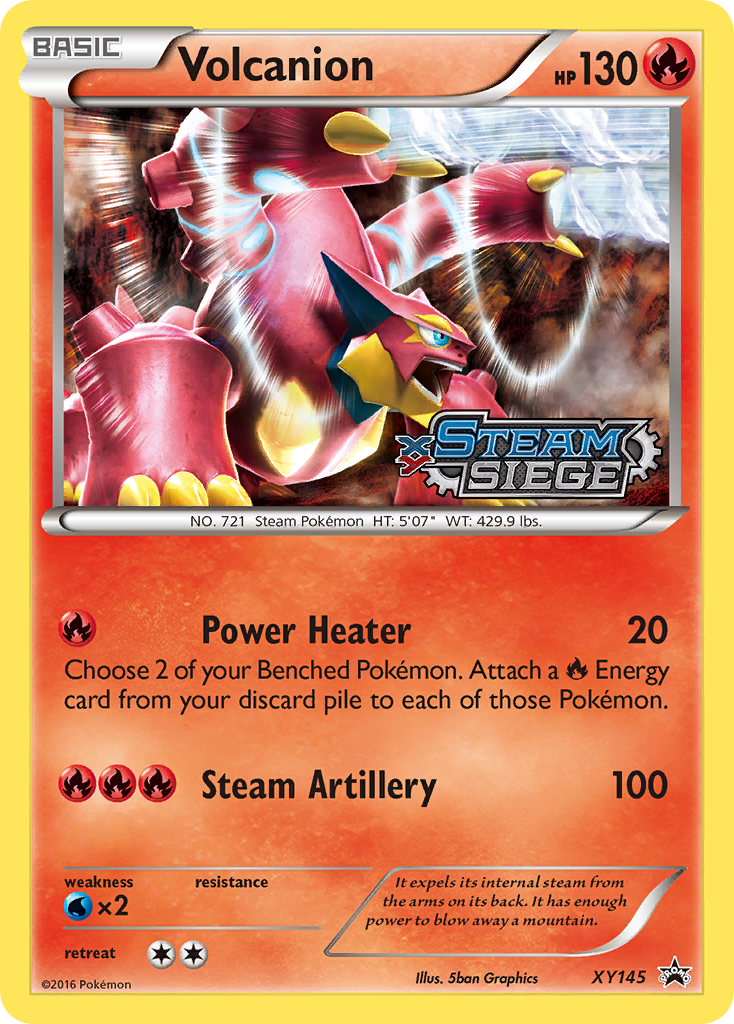 Volcanion – XY Black Star Promos XY145 Pokémon card