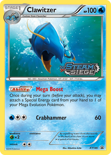 Clawitzer - XY Black Star Promos XY146