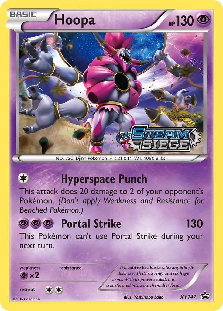 Hoopa – XY Black Star Promos XY147 Pokémon card
