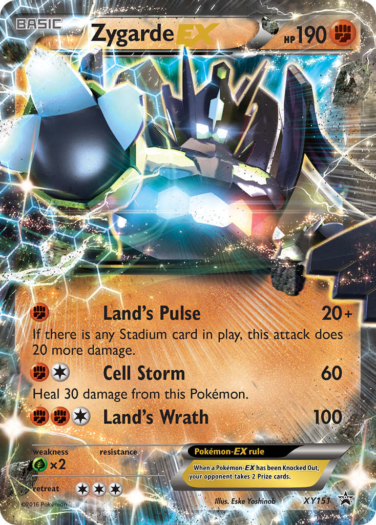 Zygarde-EX – XY Black Star Promos XY151 Pokémon card