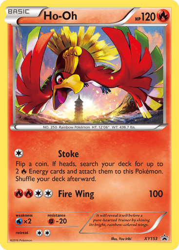Ho-Oh - XY Black Star Promos XY153