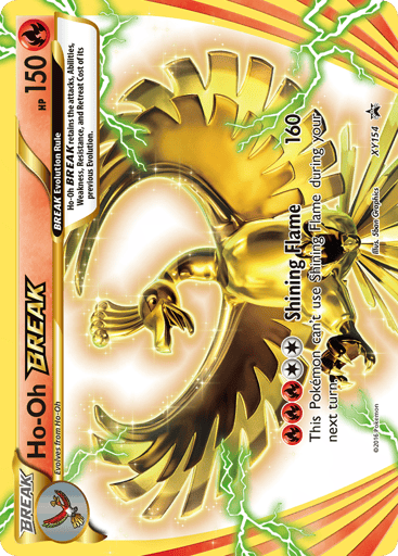 Ho-Oh BREAK - XY Black Star Promos XY154