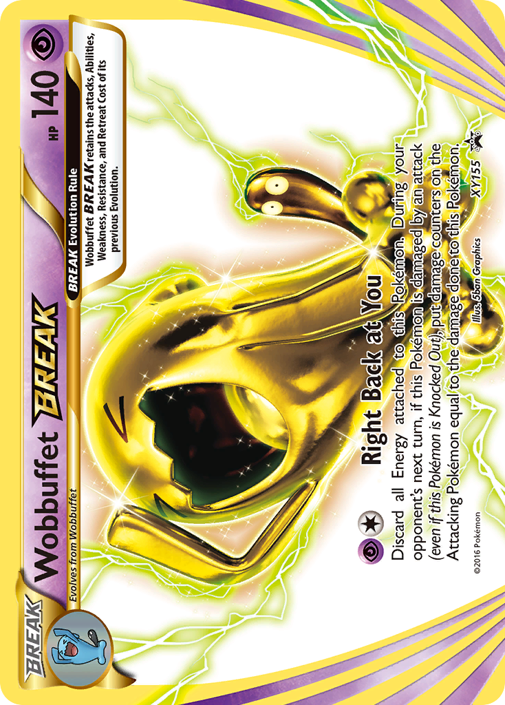 Wobbuffet BREAK – XY Black Star Promos XY155 Pokémon card