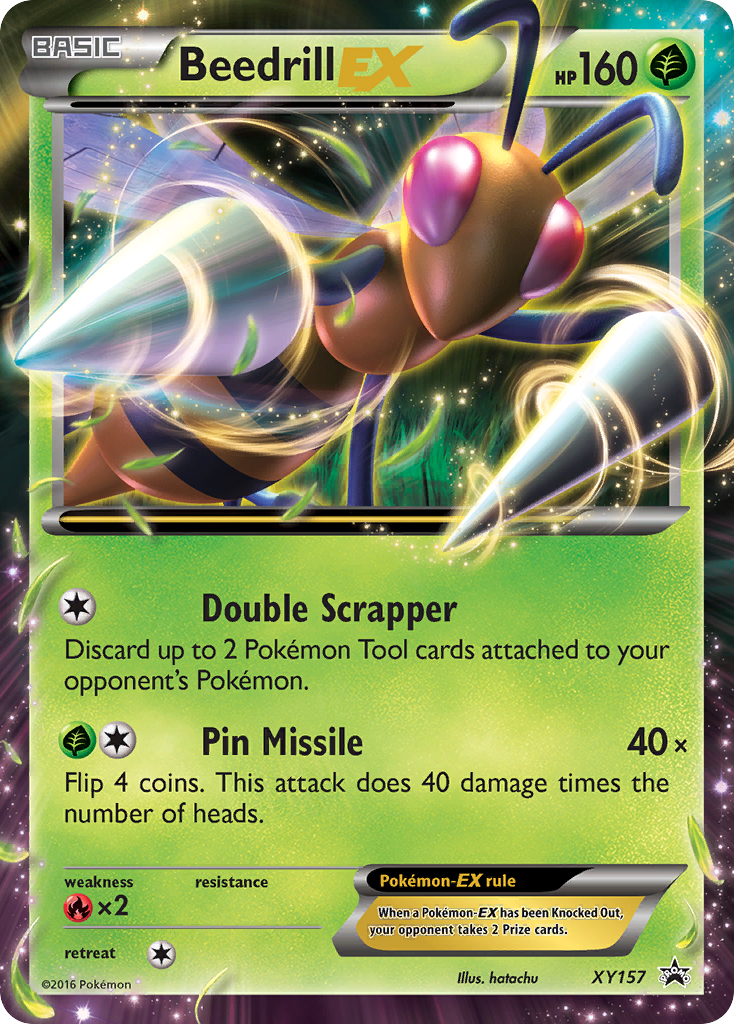 Beedrill-EX – XY Black Star Promos XY157 Pokémon card