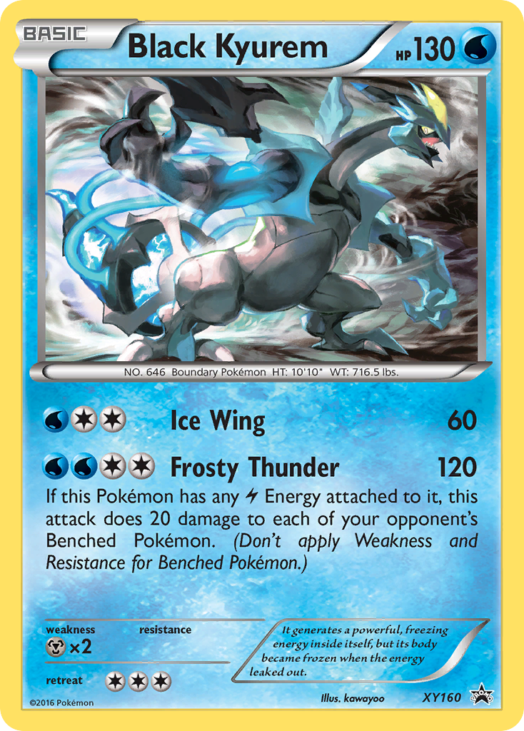 Black Kyurem – XY Black Star Promos XY160 Pokémon card