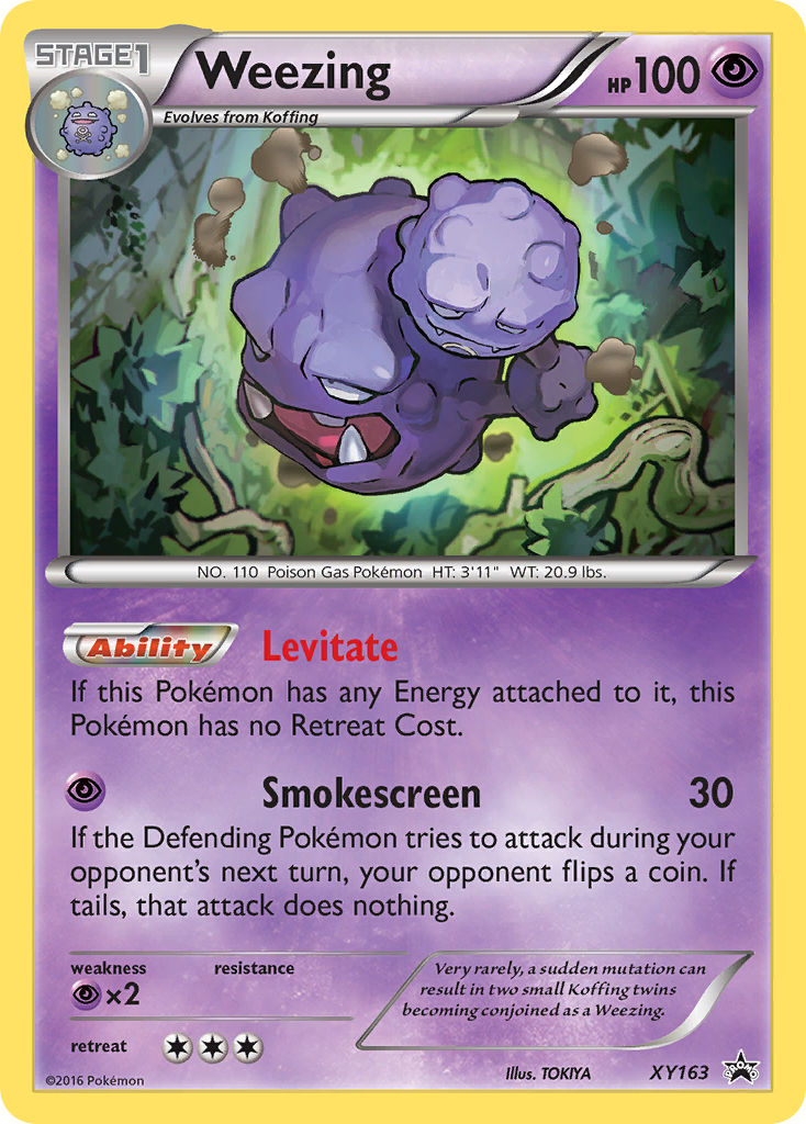 Weezing – XY Black Star Promos XY163 Pokémon card