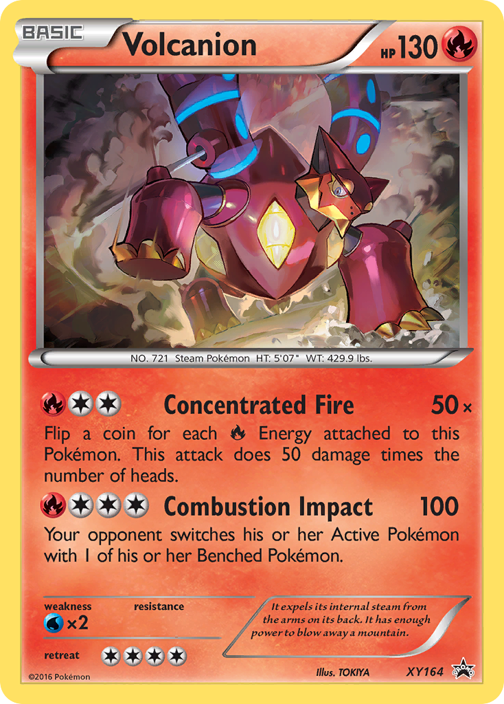 Volcanion – XY Black Star Promos XY164 Pokémon card