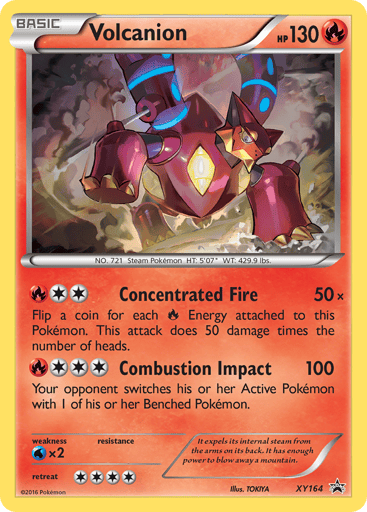 Volcanion - XY Black Star Promos XY164