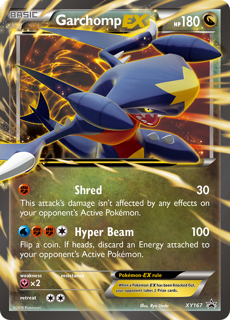 Garchomp-EX – XY Black Star Promos XY167 Pokémon card