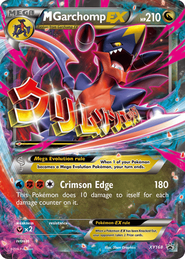 M Garchomp-EX - XY Black Star Promos XY168
