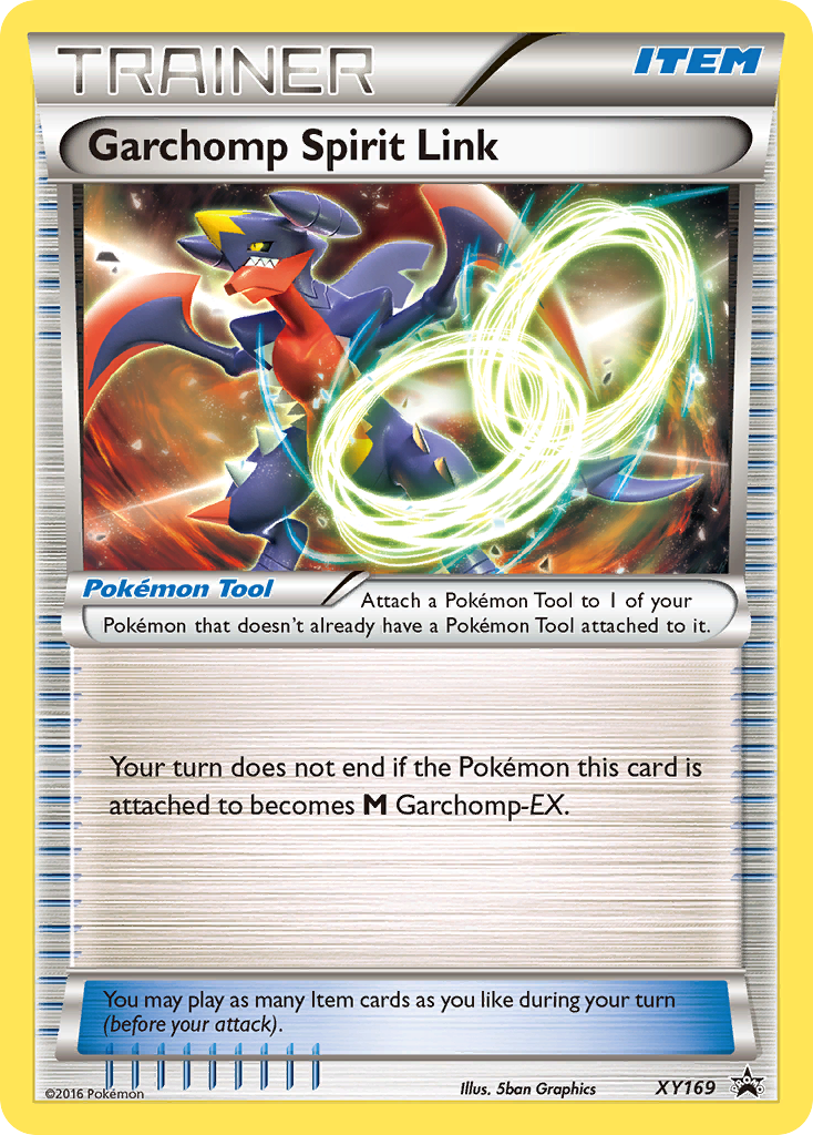 Garchomp Spirit Link – XY Black Star Promos XY169 Pokémon card