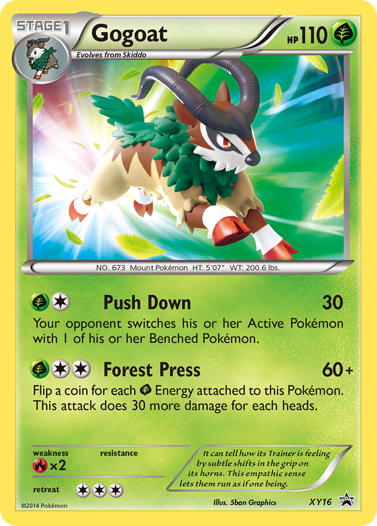 Gogoat – XY Black Star Promos XY16 Pokémon card