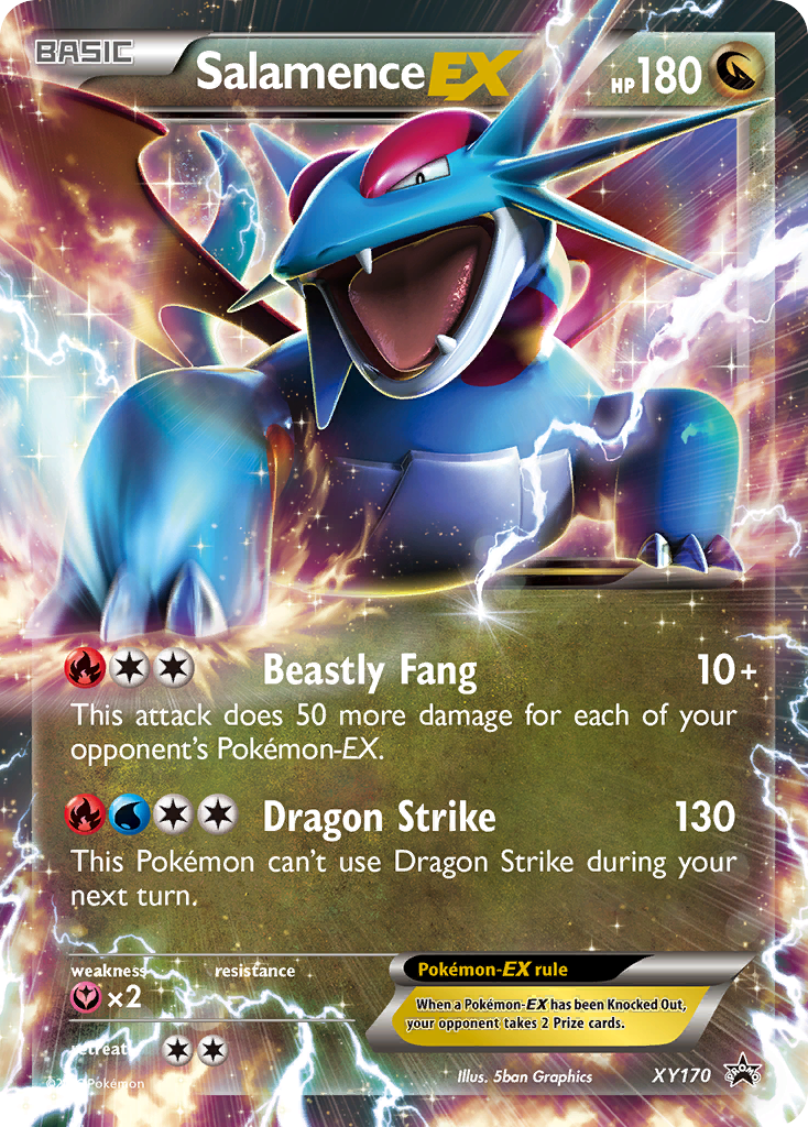 Salamence-EX – XY Black Star Promos XY170 Pokémon card