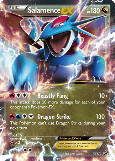 Salamence-EX - XY Black Star Promos XY170