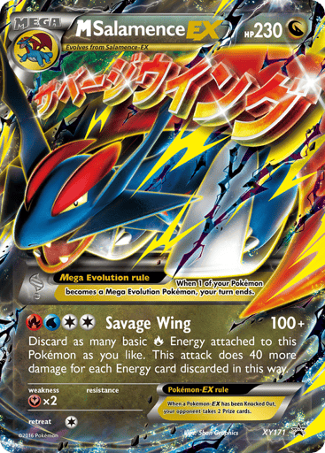 M Salamence-EX - XY Black Star Promos XY171