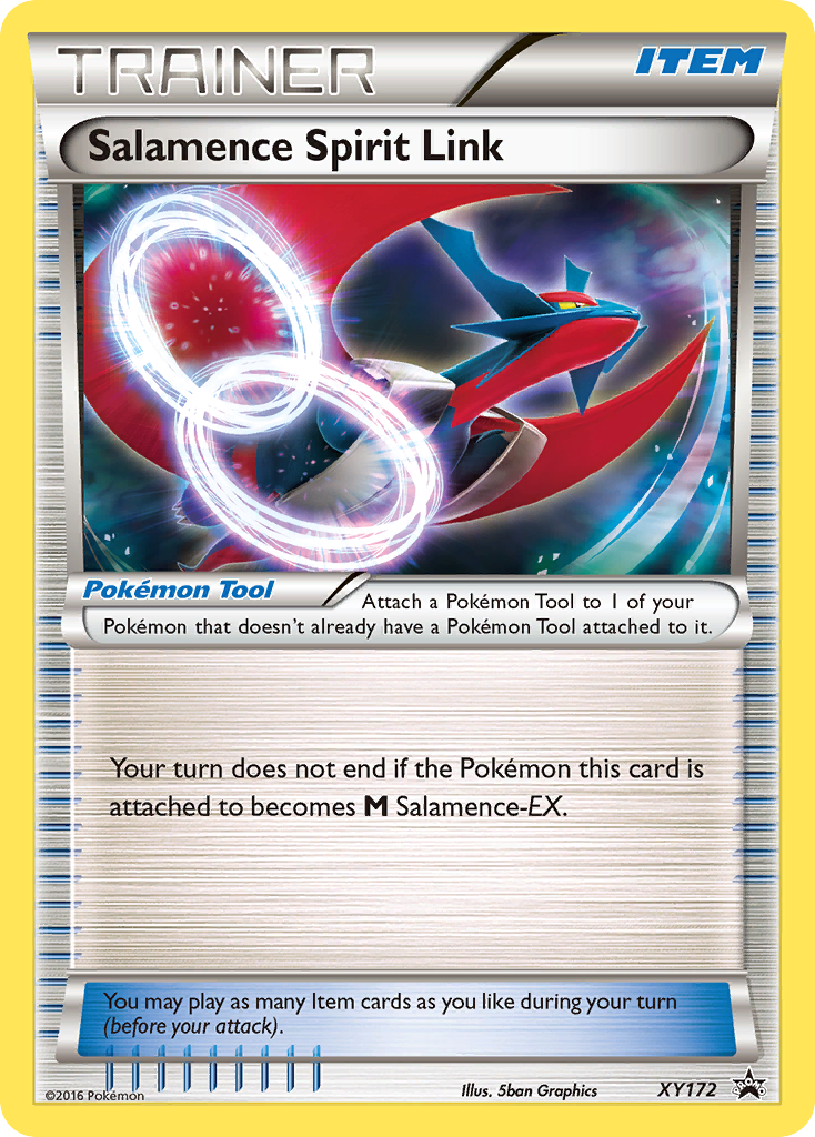 Salamence Spirit Link – XY Black Star Promos XY172 Pokémon card