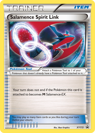 Salamence Spirit Link - XY Black Star Promos XY172