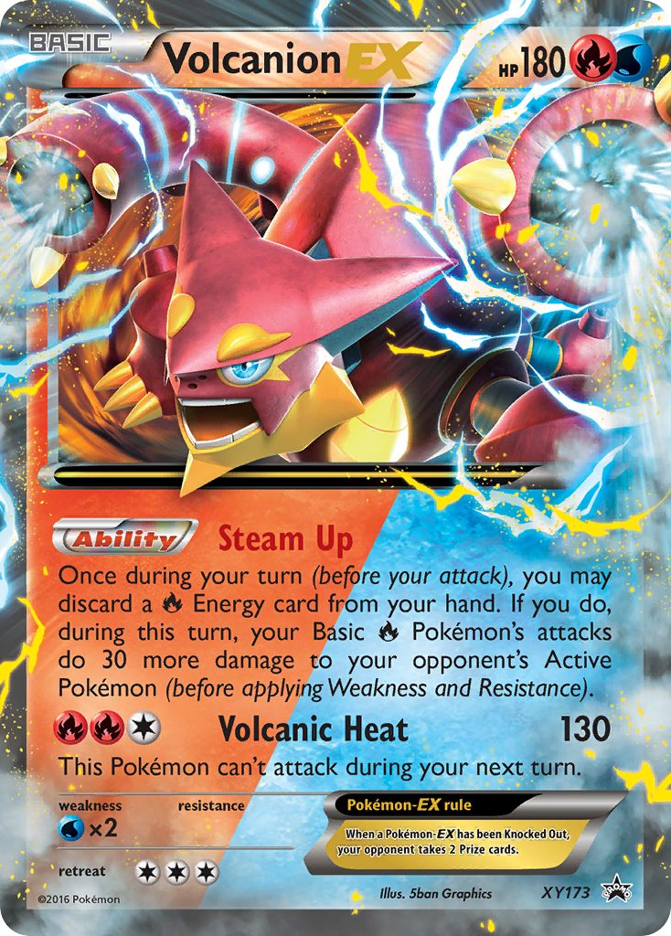 Volcanion-EX – XY Black Star Promos XY173 Pokémon card