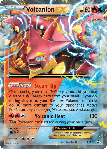 Volcanion-EX - XY Black Star Promos XY173