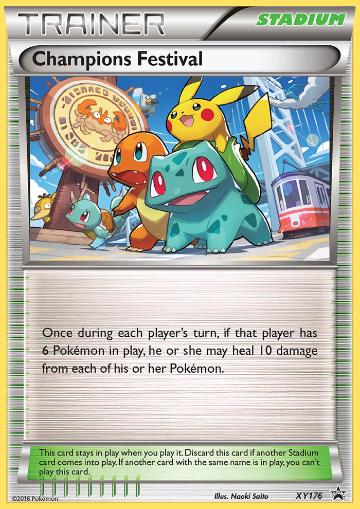 Champions Festival – XY Black Star Promos XY176 Pokémon card