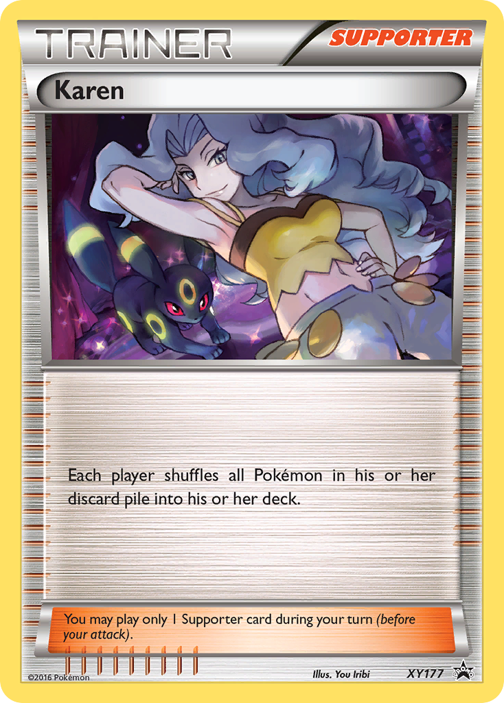 Karen – XY Black Star Promos XY177 Pokémon card