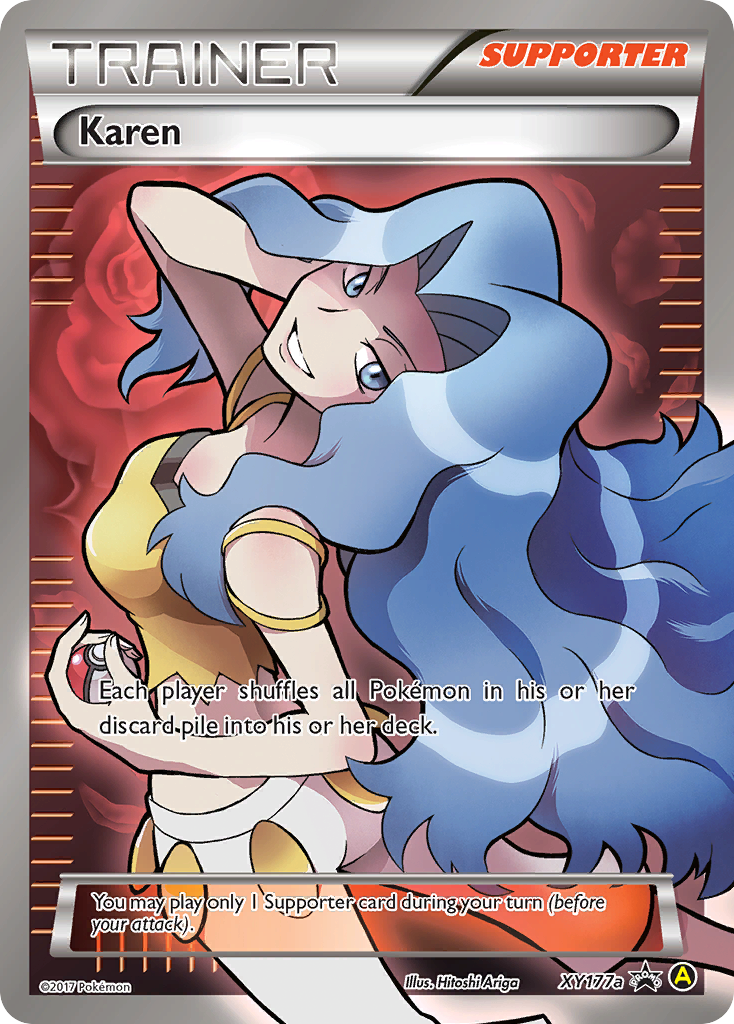 Karen – XY Black Star Promos XY177a Pokémon card