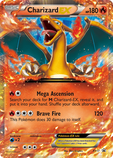 Charizard-EX - XY Black Star Promos XY17