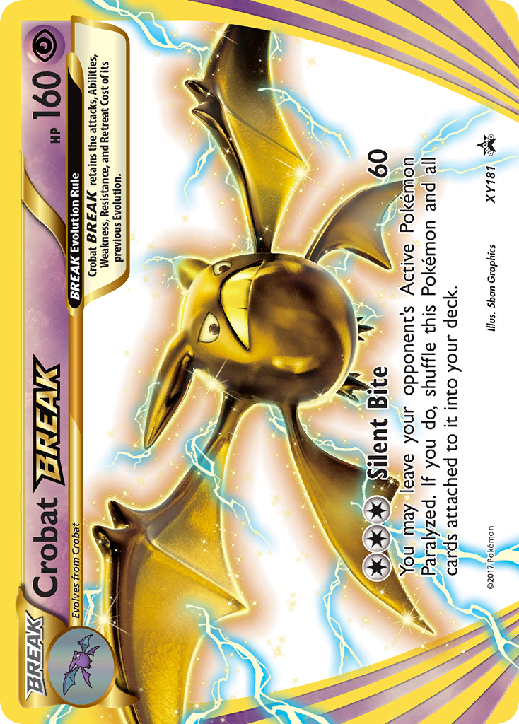 Crobat BREAK – XY Black Star Promos XY181 Pokémon card