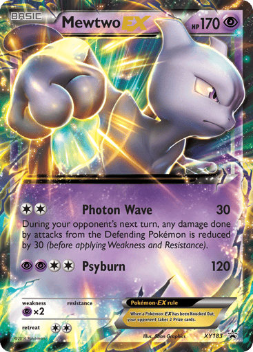 Mewtwo-EX - XY Black Star Promos XY183