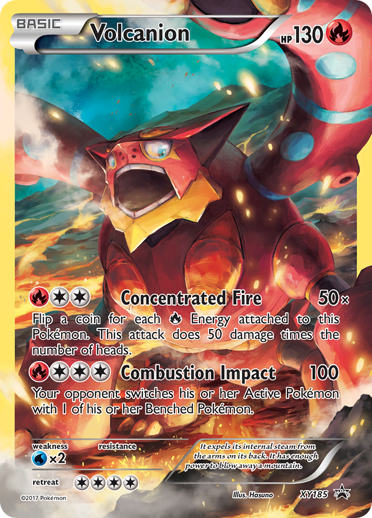 Volcanion – XY Black Star Promos XY185 Pokémon card