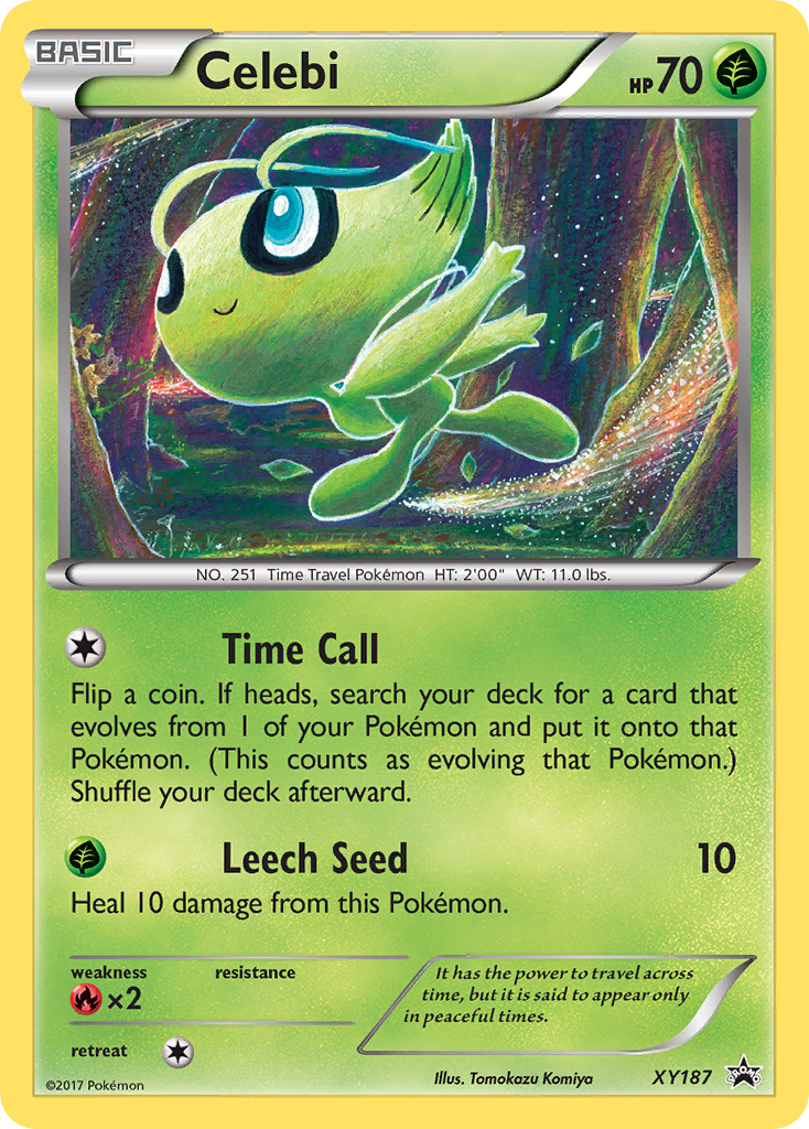 Celebi – XY Black Star Promos XY187 Pokémon card