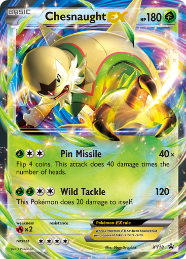 Chesnaught-EX - XY Black Star Promos XY18