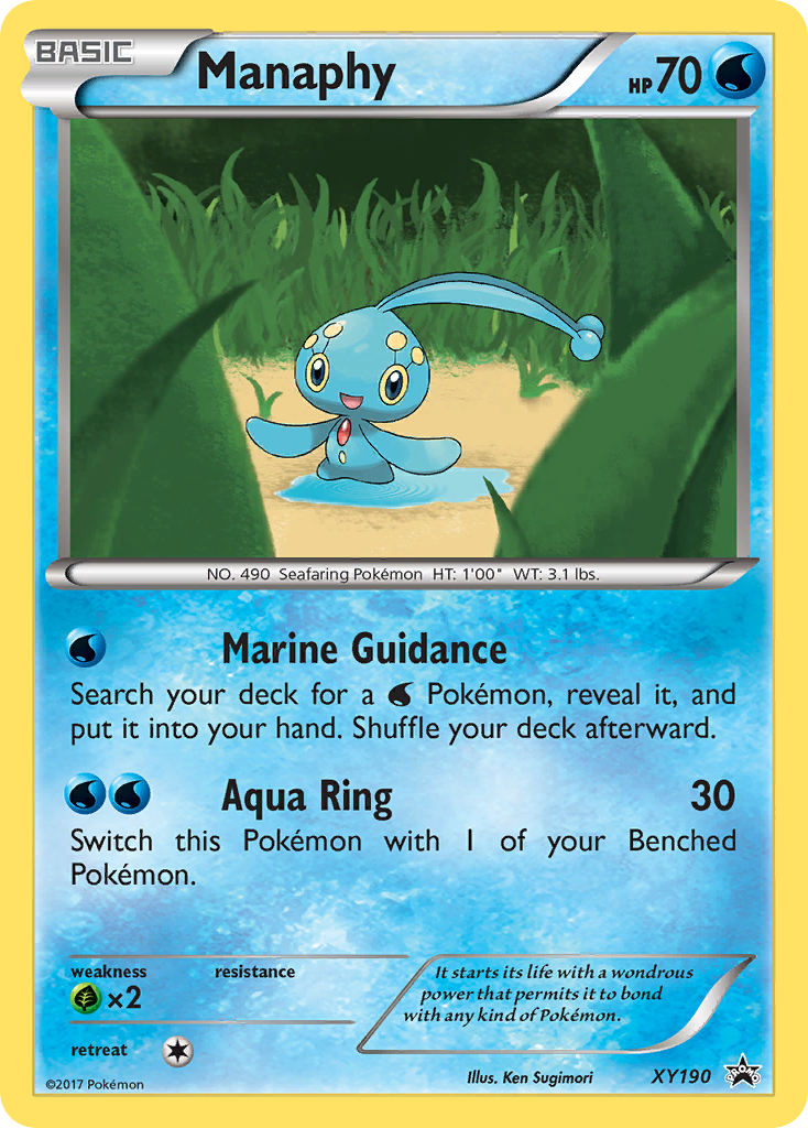 Manaphy – XY Black Star Promos XY190 Pokémon card