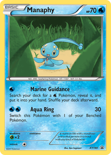 Manaphy - XY Black Star Promos XY190