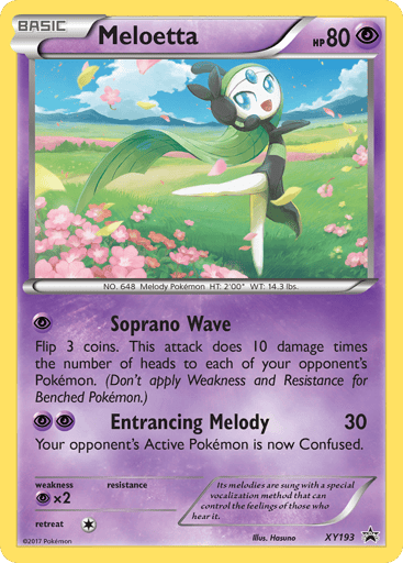 Meloetta - XY Black Star Promos XY193