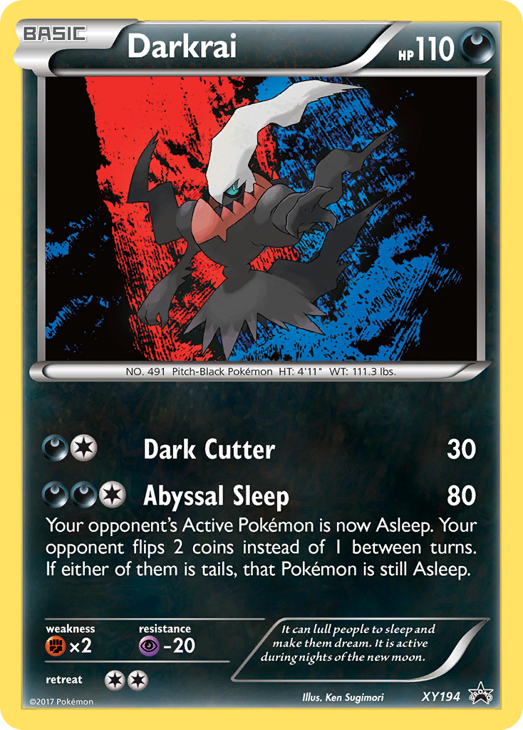 Darkrai – XY Black Star Promos XY194 Pokémon card