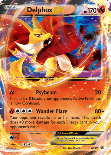 Delphox-EX - XY Black Star Promos XY19