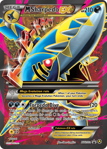 M Sharpedo-EX - XY Black Star Promos XY200a