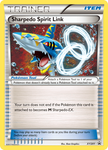 Sharpedo Spirit Link - XY Black Star Promos XY201