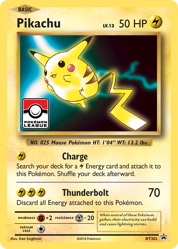 Pikachu – XY Black Star Promos XY202 Pokémon card
