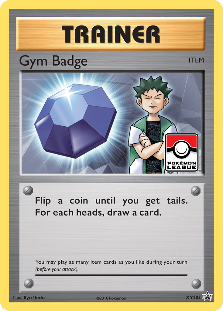 Gym Badge – XY Black Star Promos XY203 Pokémon card