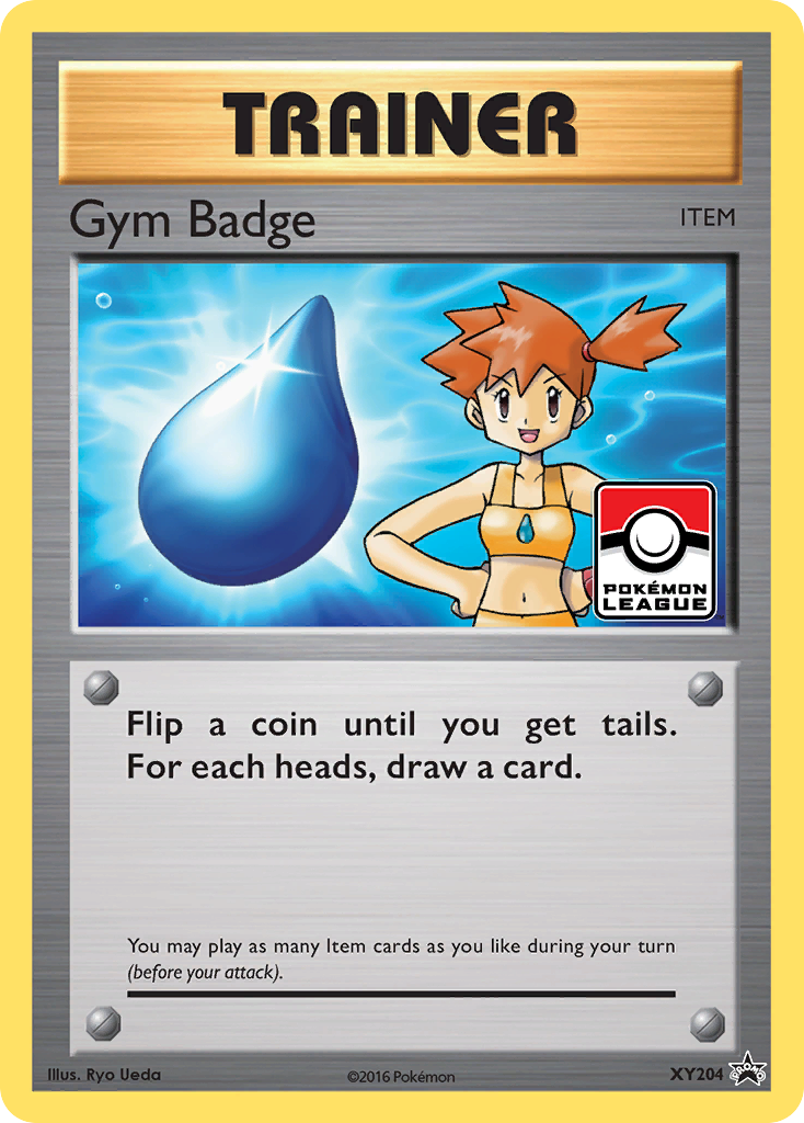 Gym Badge – XY Black Star Promos XY204 Pokémon card